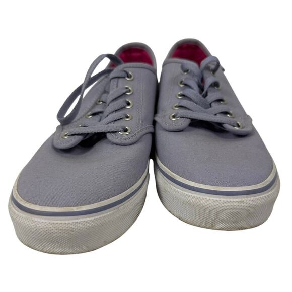 Women's Size 9.5 Vans Sneaker Camden Lace Up Low Top light Purple rainbow - Picture 3 of 5
